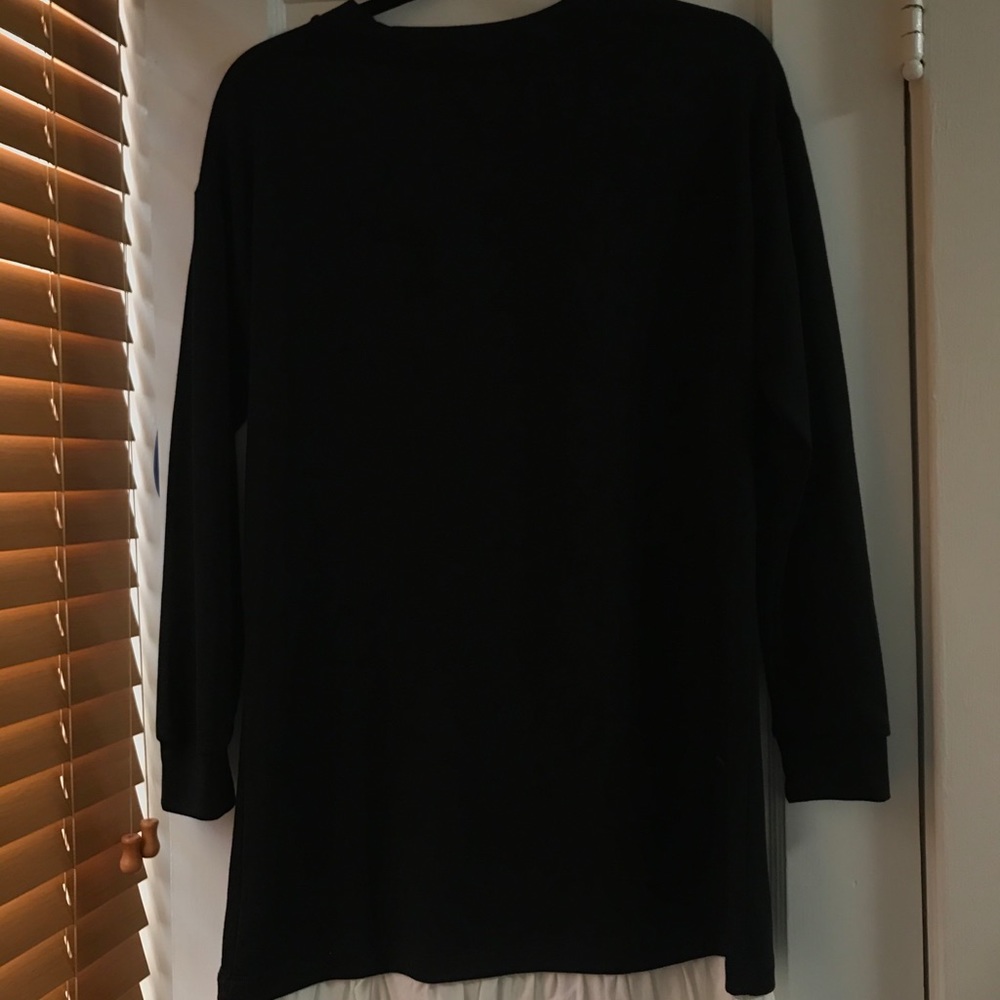 Sweatshirt Ruffle Bottom Dress - Picture 5 of 5